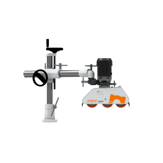 Trascinatore per falegnameria 3 rulli