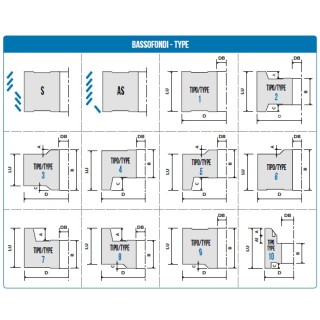 Fresa per Gruppo Rettifica di Bordatrici per Falegnameria ad Elica in Diamante Ø 70 - placchette 2.5mm